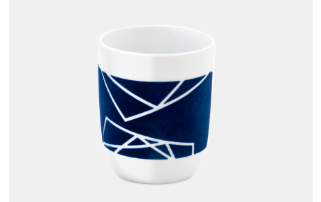 Porcelain mug (blue)